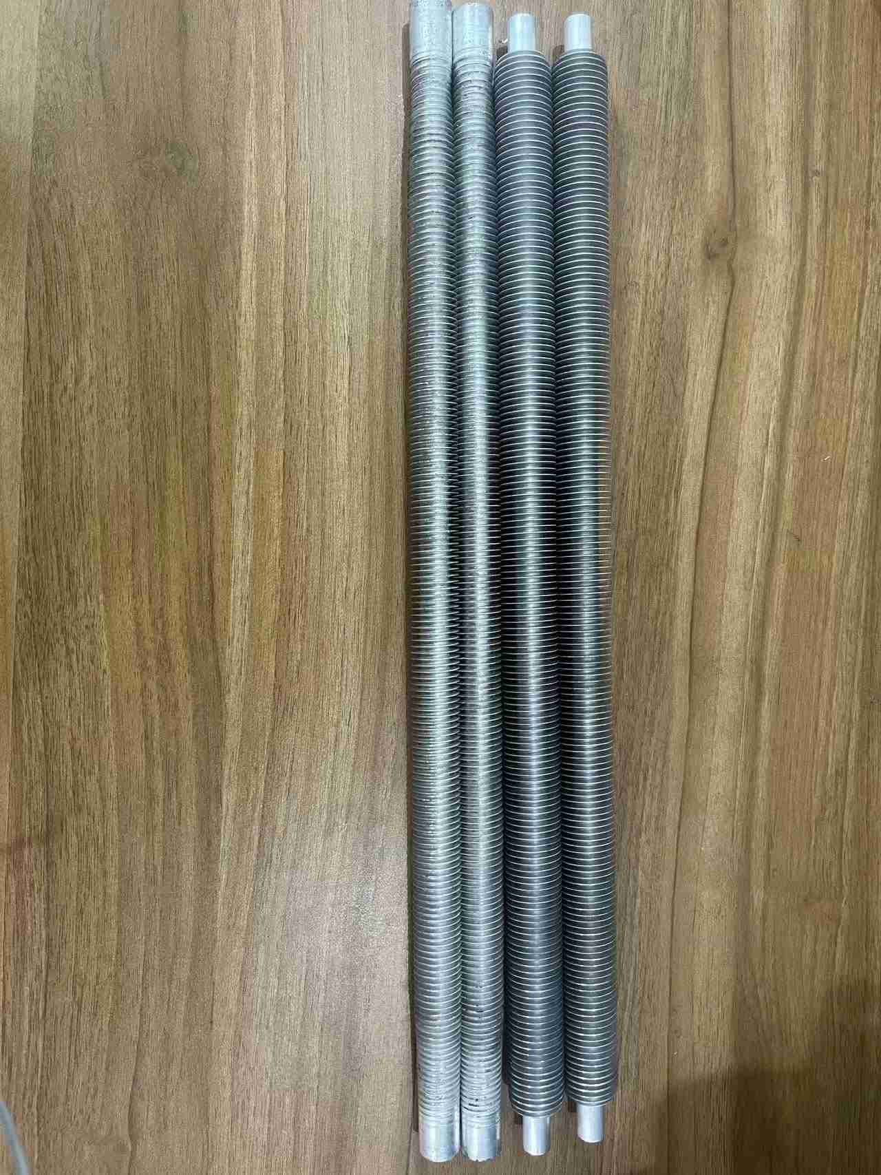 Aluminum fin tube for oil cooler