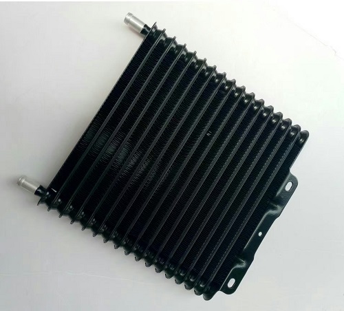 Aluminum oil cooler assembly